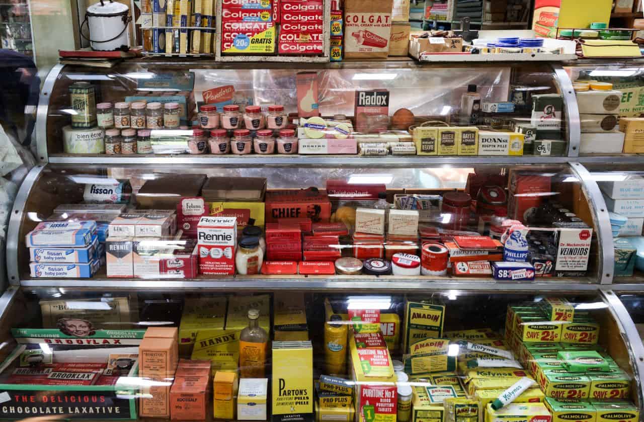 Photo by Magda Ehlers: https://www.pexels.com/photo/vintage-pharmacy-shop-display-with-retro-products-35285862/